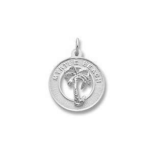  Myrtle Beach Charm in White Gold Jewelry