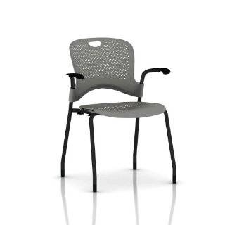 Stackable Caper Side Chair by Herman Miller   Black Frame   Molded 