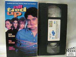 All Tied Up * VHS * Zach Galligan, Teri Hatcher 043396719835  