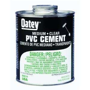  Oatey 31017 PVC Medium Cement, Clear, 4 Ounce