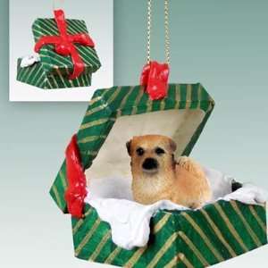 Tibetan Spaniel Green Gift Box Dog Ornament: Home 
