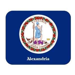  US State Flag   Alexandria, Virginia (VA) Mouse Pad 