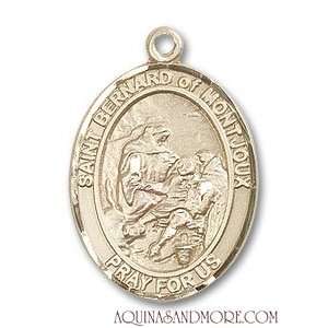 St. Bernard of Montjoux Large 14kt Gold Medal