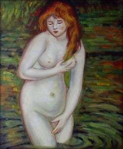  Oil Painting Repro Renoir, Pierre Auguste The Bather 20x24  