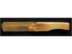 16cm Tibet Yak Horn Hand made hair comb Y31 Foldaway  