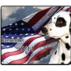  Dalmatian Dog Remember 9/11 Mousepad