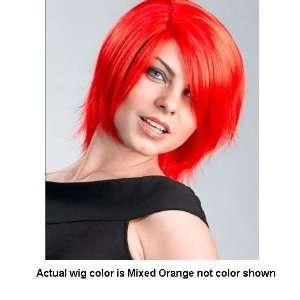  Alicia International 00303 M ORG Shag Wig   Mixed Orange 