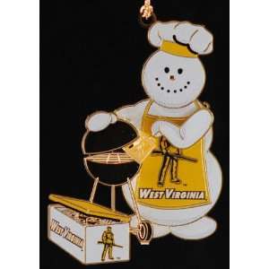  West Virginia Tailgater Christmas Ornament Sports 