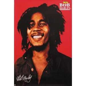  Bob Marley Big Smile Red    Print: Home & Kitchen