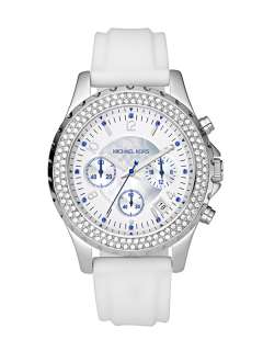 AUTHENTIC MICHAEL KORS MK5389 CHRONOGRAPH SILICONE LADIES WATCH NWT$ 