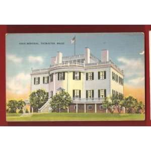    Postcard Vintage Knox Memorial Thomaston Maine 