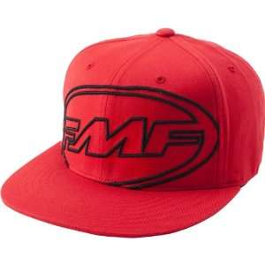  FMF Big Scatter Mens Flexfit Fashion Hat   Red / Small 