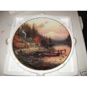 The Thomas Kinkade Collection, End of A Perfect Day Decorative Plate 