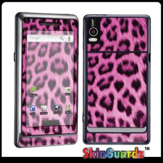 Pink Cheetah Leopard Vinyl Case Decal Skin To Cover Your MOTOROLA 