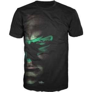  Green Lantern Movie Hal Jordan Half Face (Black) T Shirt 