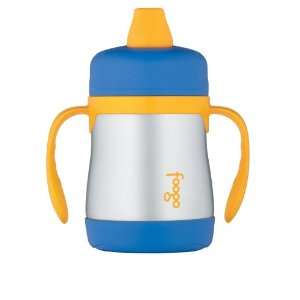  Insulated Leak Proof Sippy Cup w/Handles SS/Blue/Gold 7oz   : Baby