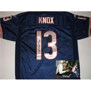  Johnny Knox (Chicago Bears) autographed Football Jersey 
