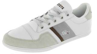 LACOSTE Beckley IT Mens Casual Lace Up Leather Low Top Sneakers Shoes 