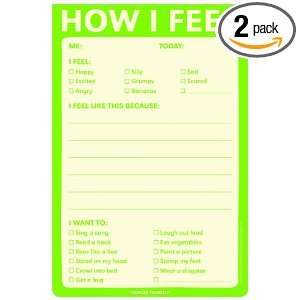 Knock Knock How I Feel Playtime Note Pad (Pack of 2)