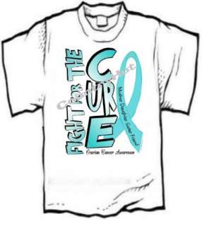 shirt   OVARIAN Cancer Awareness, FIGHT 4 THE CURE  