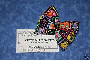 CATNIP BOW TIE~THE CAT TOY CATS canKNOT RESIST! ~bk1  