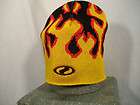   red black yellow FLAMES beenie skiing snowboarding NEW HAT winter