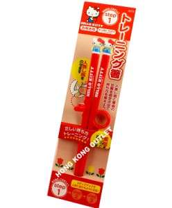 Hello Kitty Kids Child Beginner Chopsticks Step 1 S32  