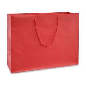  16 x 6 x 12 Vogue Red Matte Laminate Bags Health 