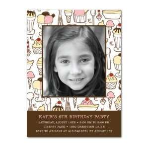 Birthday Party Invitations   Double Scoop By Tallu Lah