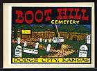 Vintage Trailer Camper Wagon Luggage Decal Boot Hill Ks