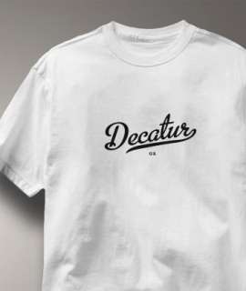 Decatur Georgia GA METRO WHITE Hometown Souv T Shirt XL  