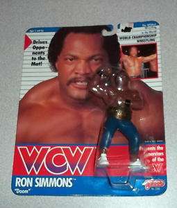 Vintage WCW Galoob MOC Ron Simmons Wrestling Figure  