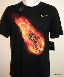   Pacquiao Meteor Black T Shirt 467765 010 Mens Size L New w/Tag  