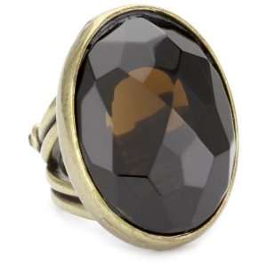  Paige Novick Barcelona Smokey Glass Ring Size 7: Jewelry