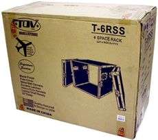 NEW TOV T 6RSS 6U DJ AMP VERTICAL RACK CASE ATA 300  