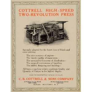   Two Revolution Printing Press   Original Print Ad