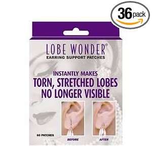  Lobe Wonder Earring Support Patches (60 pak): Health 