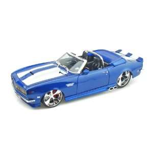  1968 Chevy Camaro Convertible PRO RODZ 1/18 Blue Toys 