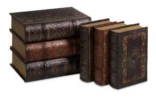 Cassiodorus Book Box Safe Set (6) Hidden Storage  