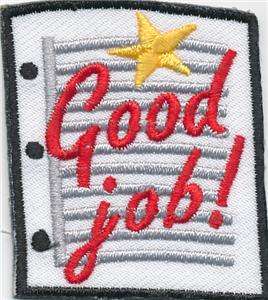   boy cub GOOD JOB School Work Fun Patches Crests badges GUIDES/SCOUTS