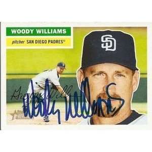  Woody Williams Signed Padres 2005 Topps Heritage Card 