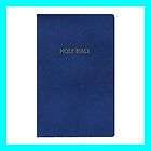 KJV Holy Bible Navy Blue Gift and Award Leather Like King James 