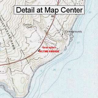  USGS Topographic Quadrangle Map   port, Maine (Folded 