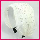 PEARL HEADBAND HAIR BAND ACCESSORY RIBBON BOW HB1428 items in 1st 