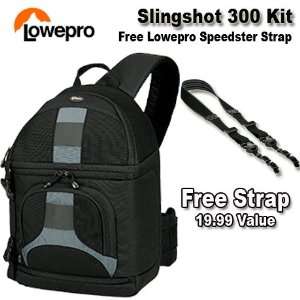  Lowepro Slingshot 300 AW DSLR Backpack with Free Speedster 