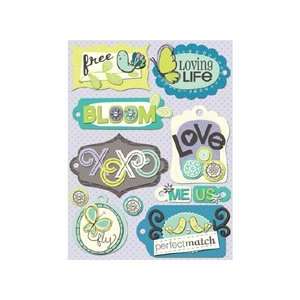  Poppy Seed Word Tag Grand Adhesions: Office Products