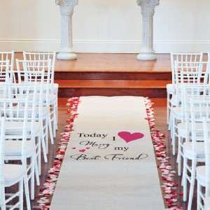 Personalized Classic Aisle Runner  Wedding  