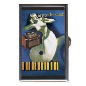  Italy Retro Radio Pretty Girl Coin, Mint or Pill Box Made 