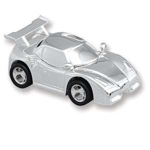  Silver plated Race Car Bank: Jewelry