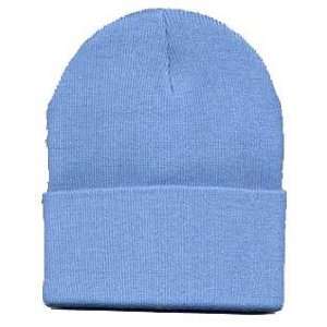  Light Blue Long Beanie Ski Cap Hat: Toys & Games